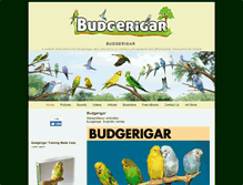 Tablet Screenshot of budgerigar.com